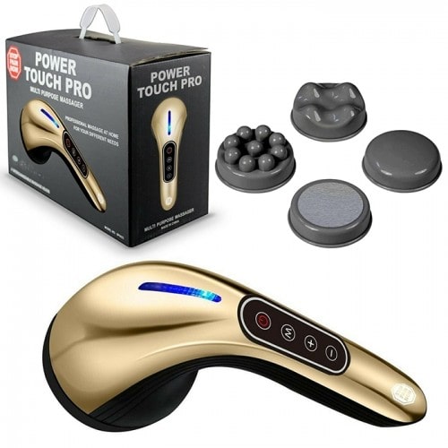 Máy massage cầm tay pin sạc cao cấp 4 đầu Power Touch Pro SP0422